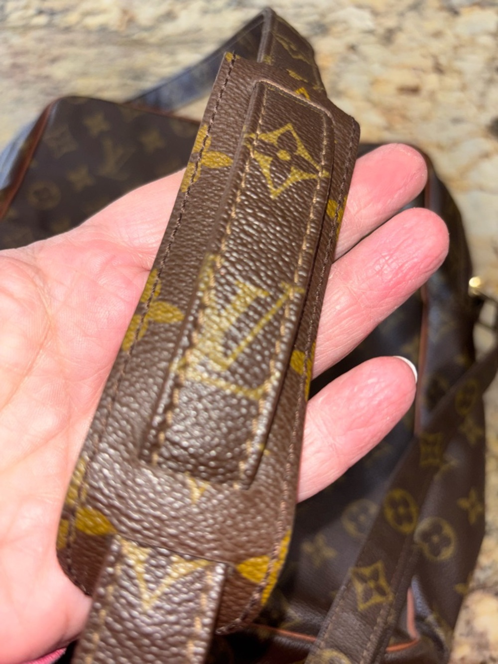 Louis Vuitton Brown Monogram Canvas Messenger Bag - Picture 6 of 11